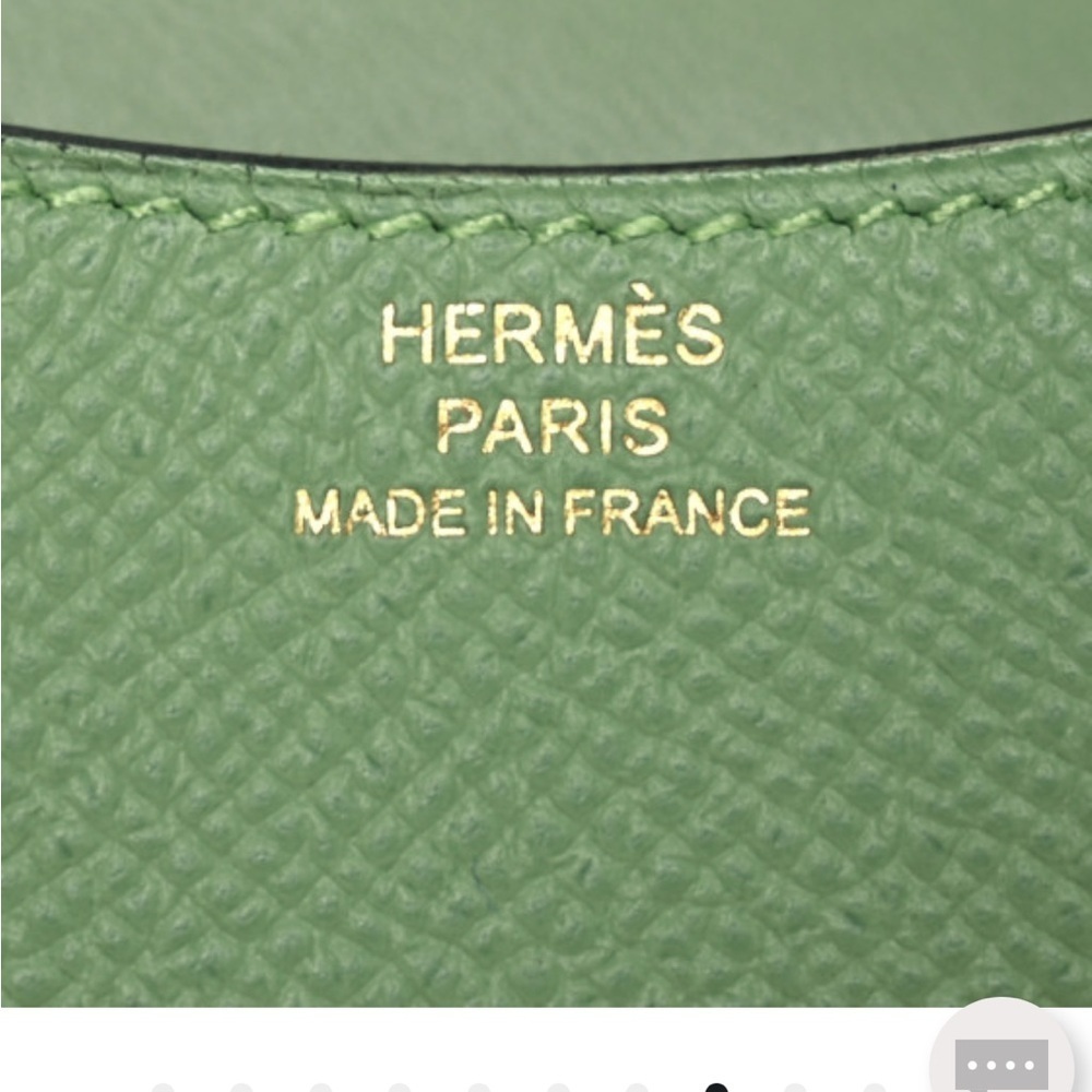 Hermes Constance Epsom   (Vert Criquet) Clutch/wallet/crossbody. - Picture 7 of 10